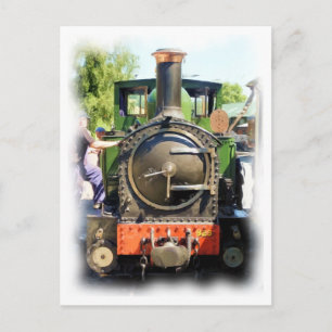 CARTÃO POSTAL TREM A VAPOR