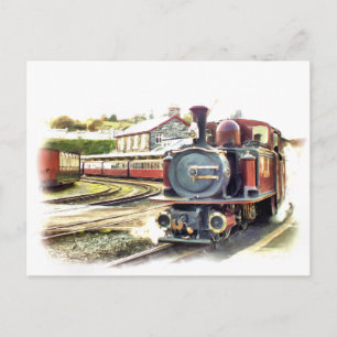 CARTÃO POSTAL TREM A VAPOR