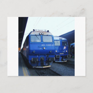 Cartão Postal Trem búlgaro.