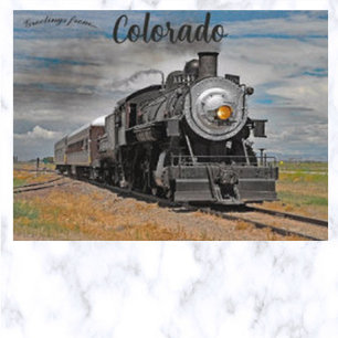 Cartão Postal Trem no Colorado