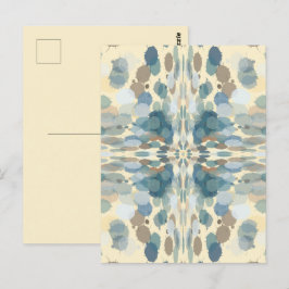 Cartão Postal Trepador de Abstrato do Oceano de Diversão em Summ