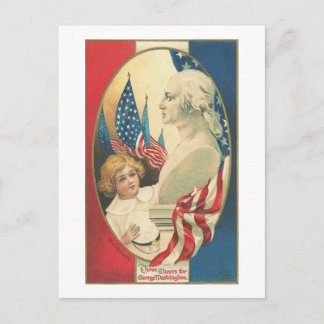 Cartão Postal Três animações para George Washington