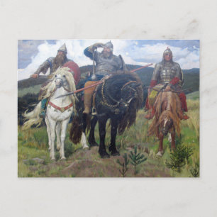 Cartão Postal Três Batedores Vikingues