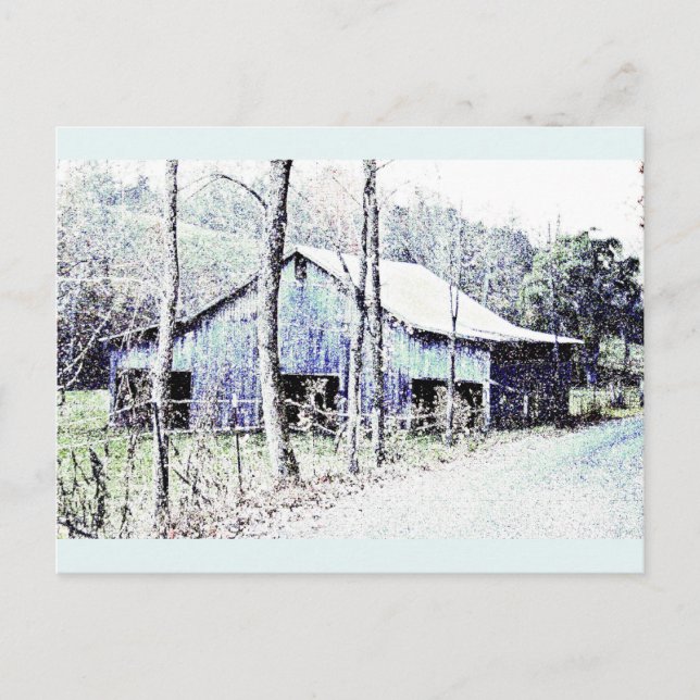 Cartão Postal Três Bay Barn (Frente)