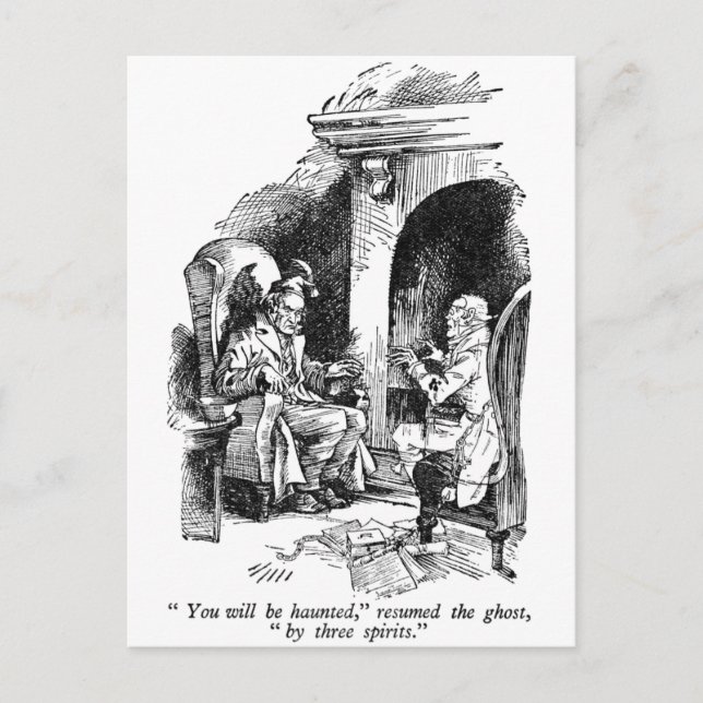 Cartão Postal Três bebidas espirituosas (com texto) (Frente)