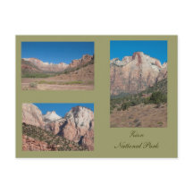 Três Fotos do Parque Nacional do Zion