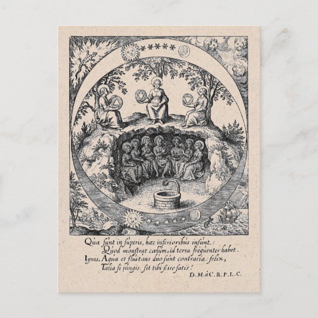 Cartão Postal Três Irmãs da Alquimia (Frente)