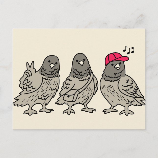 Cartão Postal Três melhores amigos (Frente)