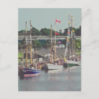 Cartão Postal Três Navios Vieram Navegando