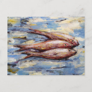 Cartão Postal Três Peixes