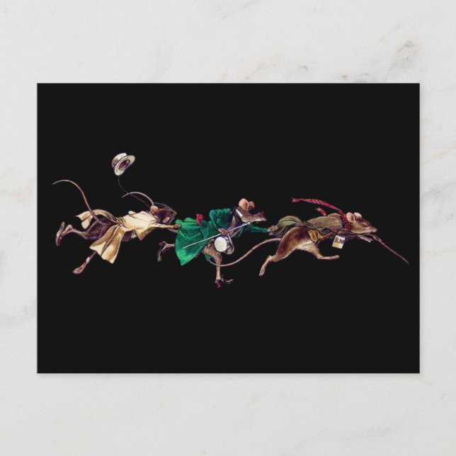 Cartão Postal Três Ratos Cegos (Frente)