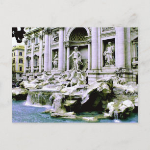 Cartão Postal Trevi Fountain