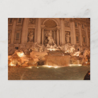 Cartão Postal Trevi Fountain