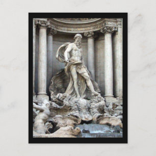 Cartão Postal trevi rome