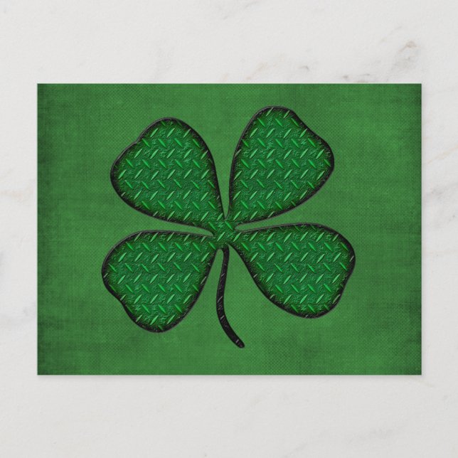 Cartão Postal Trevo 4 folha (Frente)