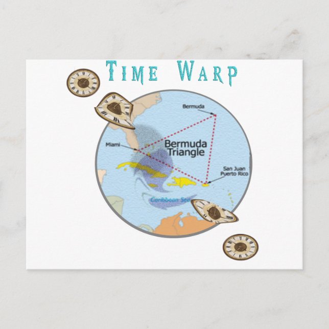 Cartão Postal Triângulo das Bermudas (Frente)