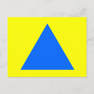 Cartão Postal Triângulo jGibney O MUSEUM Zazzle Dons