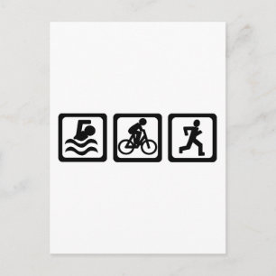 Cartão Postal Triathlon