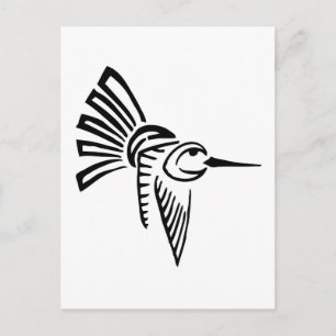 Cartão Postal Tribal Hummingbird