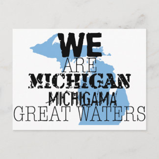 Cartão Postal Tribal Michigan Michigama Excelente Watts Up North