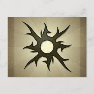 Cartão postal Tribal Solar Thorns