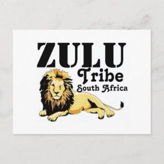 Cartão Postal Tribo Zulu Personalizada Africankoko (África do Su