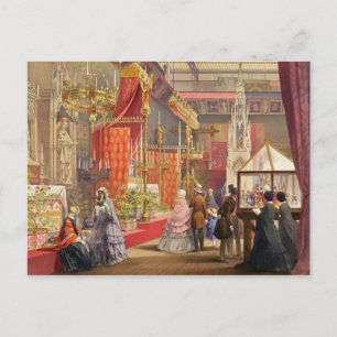 Cartão Postal Tribunal Medieval, projetado por Pugin, placa 40 d