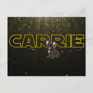 Cartão Postal Tributo à Carrie