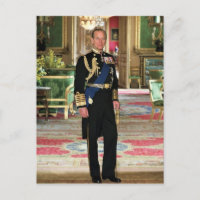 Tributo ao príncipe Philip 1921-2021 Cartão-postal