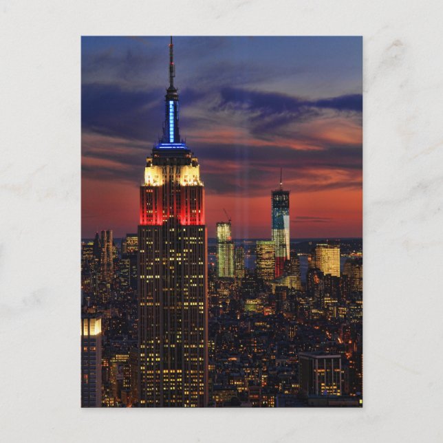 Cartão Postal Tributo No 11 De Setembro, Centro Mundial De Comér (Frente)