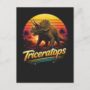 Cartão Postal Triceratops