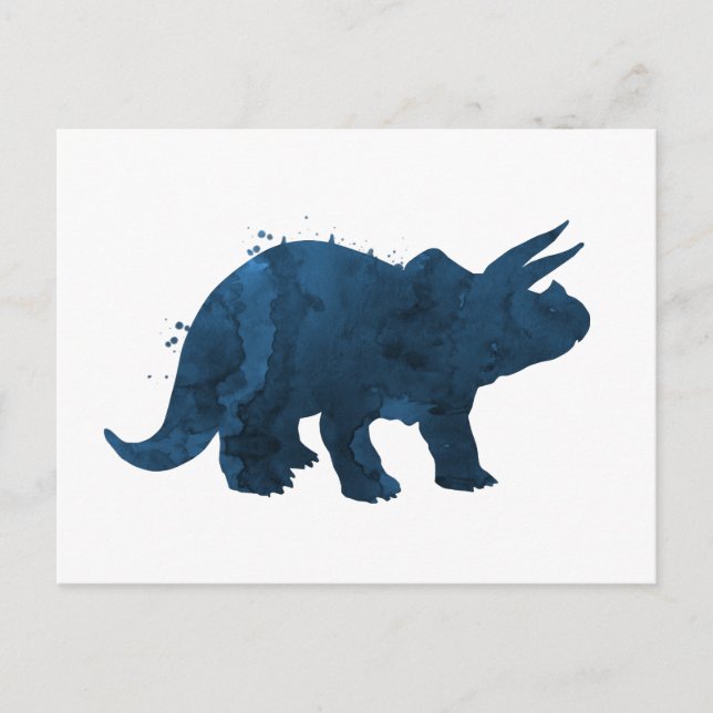 Cartão Postal Triceratops (Frente)