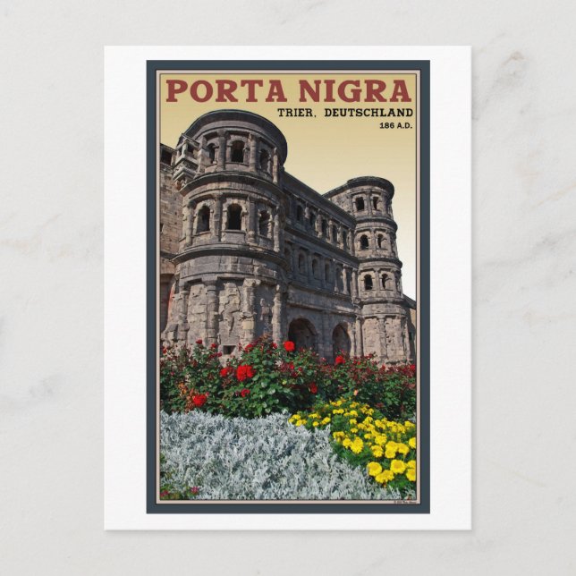 Cartão Postal Trier - Porta Nigra (Frente)