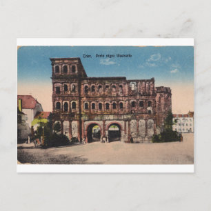 Cartão Postal Trier Porta Nigra Westseite