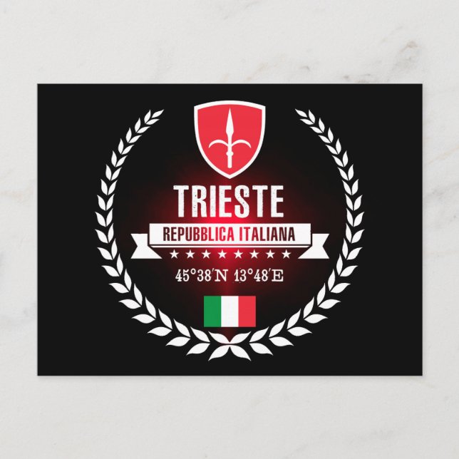 Cartão Postal Trieste (Frente)