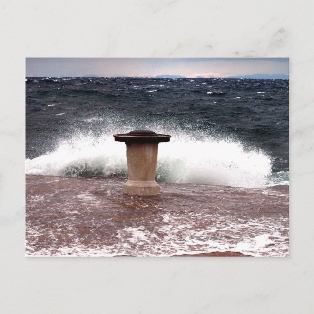 Cartão Postal trieste molo audace (Frente)