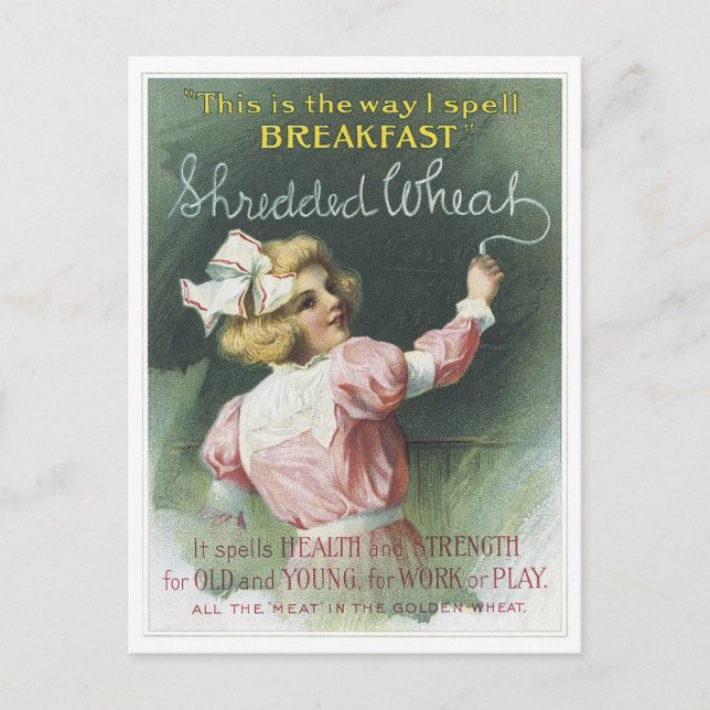 Cartão Postal Trigo triturado (Frente)