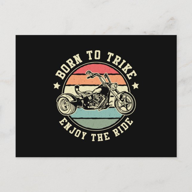 Cartão Postal Trike De Nascer Triker Aproveite A Retração De Tri (Frente)
