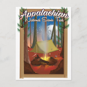 Cartão Postal Trilha Cênica Nacional Appalachian