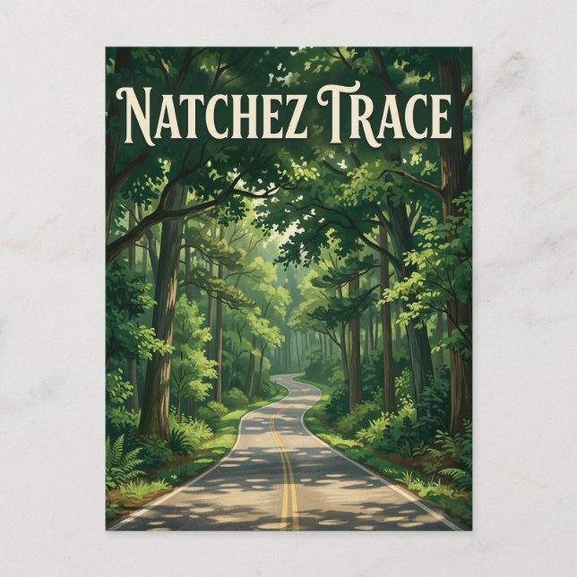 Cartão Postal Trilha de Natchez (Frente)