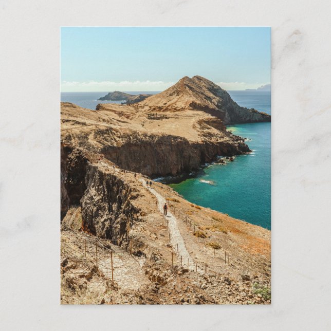 Cartão Postal Trilha de Ponta de São Lourenço Madeira (Frente)