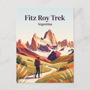 Cartão Postal Trilha Fitz Roy El Chaltén Argentina