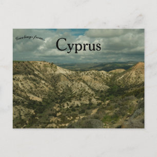 Cartão Postal Trilha Genesis Aphrodites Pissouri Chipre