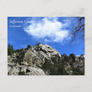 Cartão Postal Trilha no Condado de Jefferson, Colorado