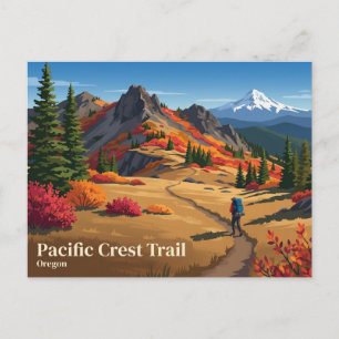 Cartão Postal Trilha Pacific Crest Oregon