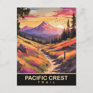 Cartão Postal Trilha Pacific Crest, Viagem 