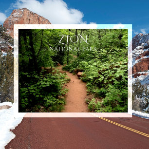 Cartão Postal Trilha Taylor Creek, Kolob Canyons, Zion NP Utah
