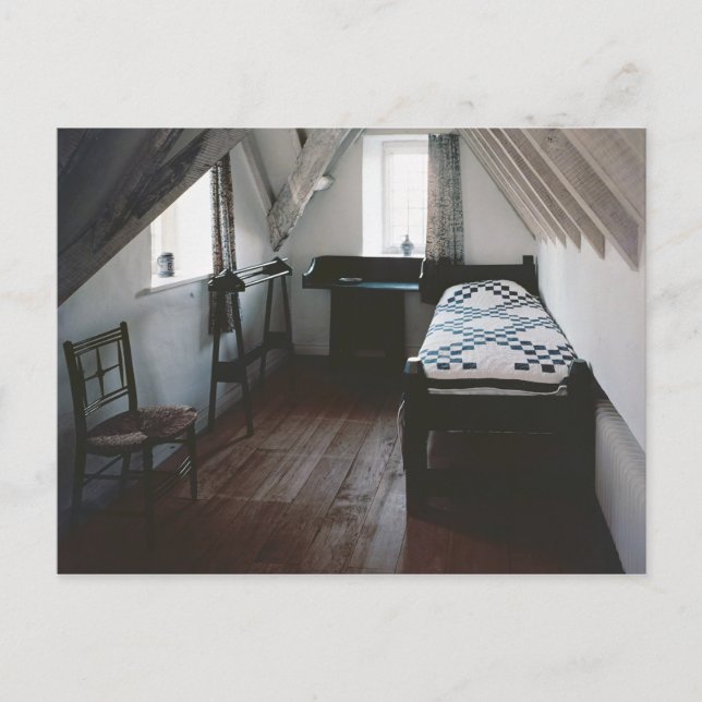 Cartão Postal Trilho de cama, toalha projetado por Ford Madox Br (Frente)