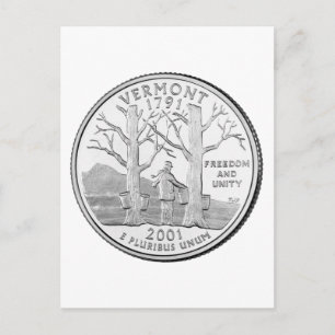 Cartão Postal Trimestre Estadual da Vermont