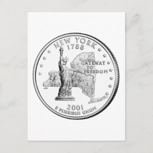 Cartão Postal Trimestre Estadual de Nova York